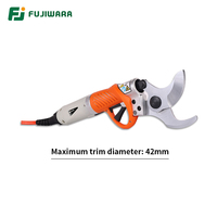 FUJIWARA elektryczne nożyce do przycinania 36V bateria litowa High Branch nożyce do żywopłotu 0-45mm średnica wykończenia 1.2-1.8m drążek teleskopowy 2